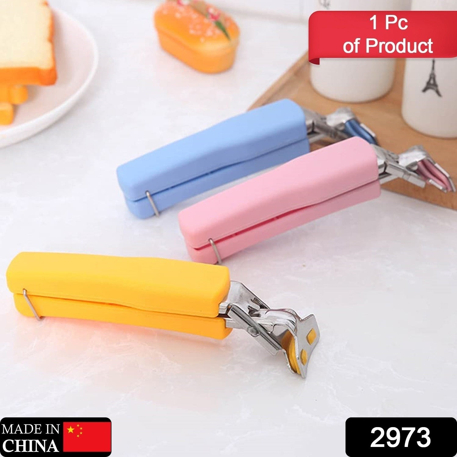 Hot Dish Plate Clip Stainless Steel Plate Tongs Bowl Clips Pan Dish Gripper Clips Hot Plate Bowls Clamp Holder Tong For Home, Kitchen by Deodap