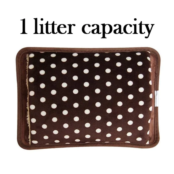 1376 VELVET ELECTRIC WATER BAG FOR INSTANT PAIN RELIEF (MULTICOLOUR)