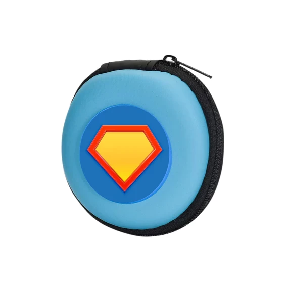 6570 EARPHONE CARRYING CUTE CASE ROUND POCKET POUCH FOR HEADPHONE DATA CABLE, COINS, AIRPODS, PENDRIVE, EARPHONE CASE ORGANIZER PERFECT RETURN GIFT (MIX DESIGN 1 PC)