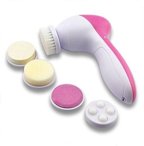 5-in-1 Smoothing Body & Facial Massager (Pink) by DeoDap