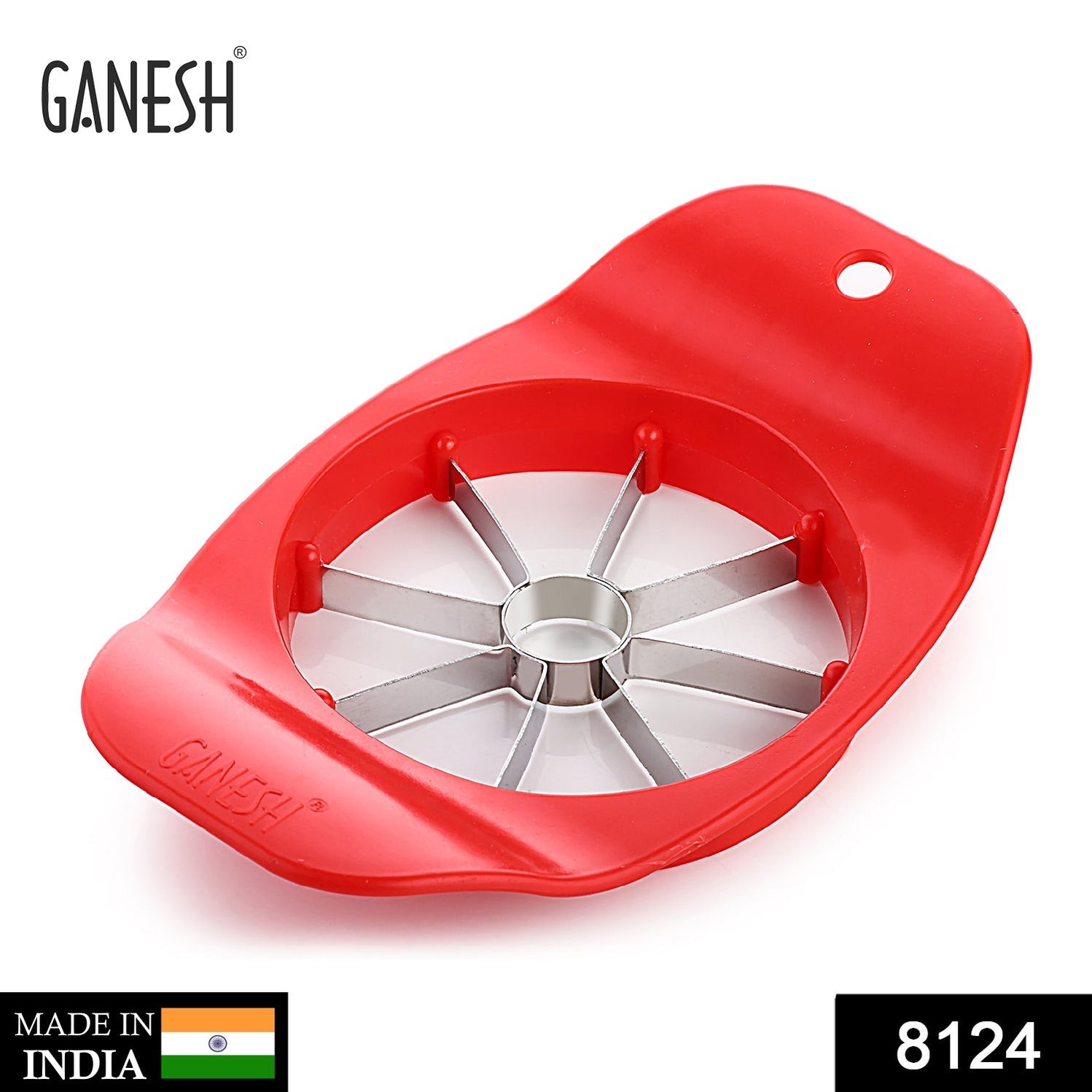 Ganesh Plastic & Stainless Steel Apple cutter (colors may vary) by ganesh