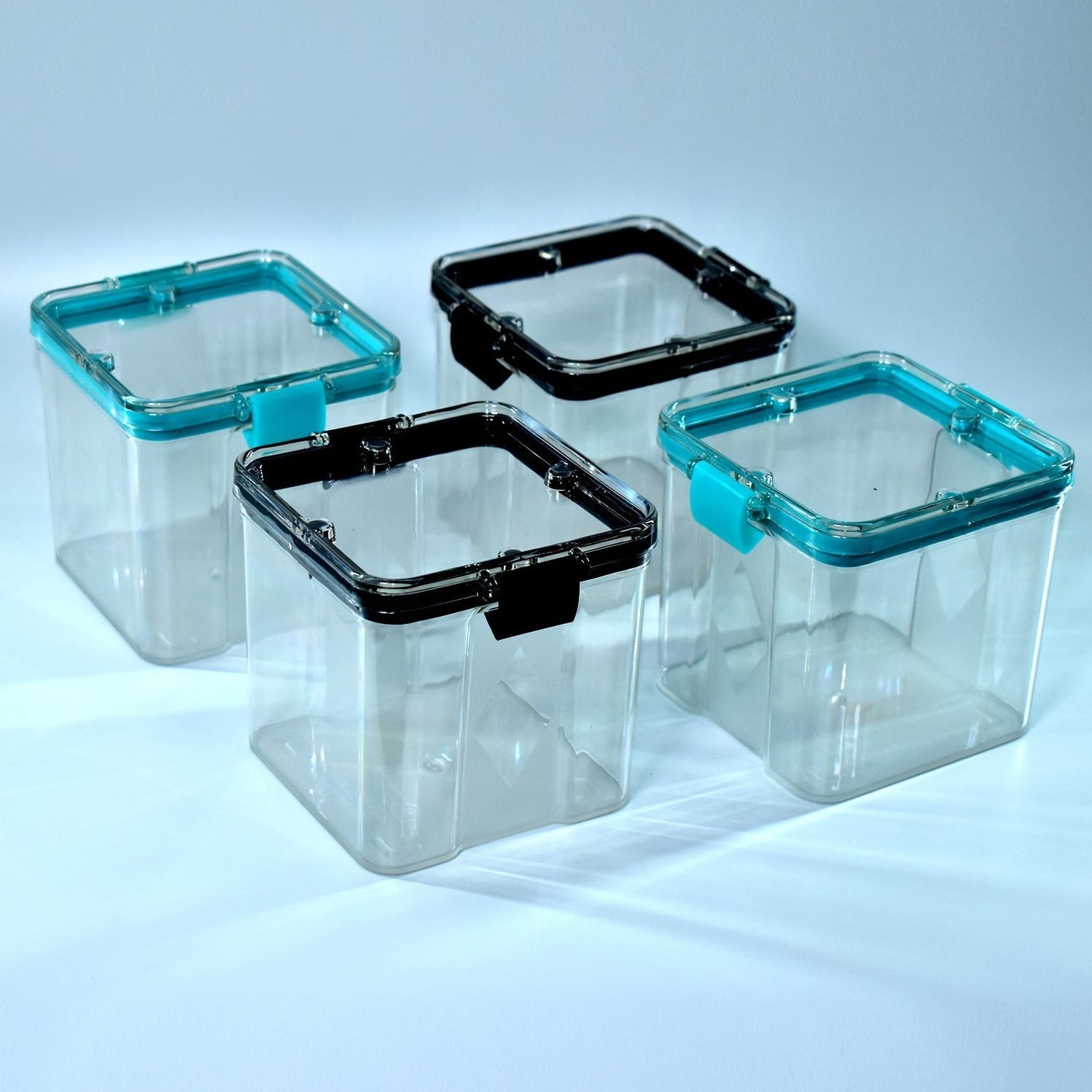 4Pc Square Container 700Ml Used For Storing Types Of Food Stuffs And Items. by DeoDap