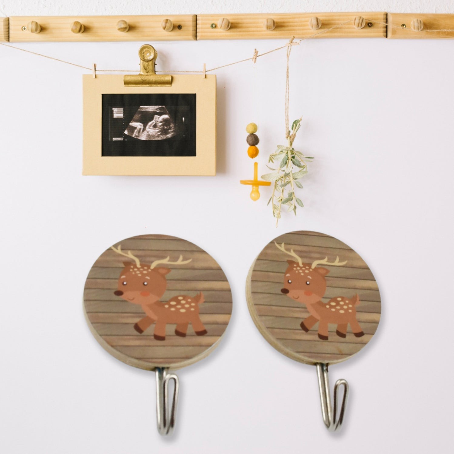 Multipurpose Self-Adhesive hooks (2 Pc Set) by DeoDap