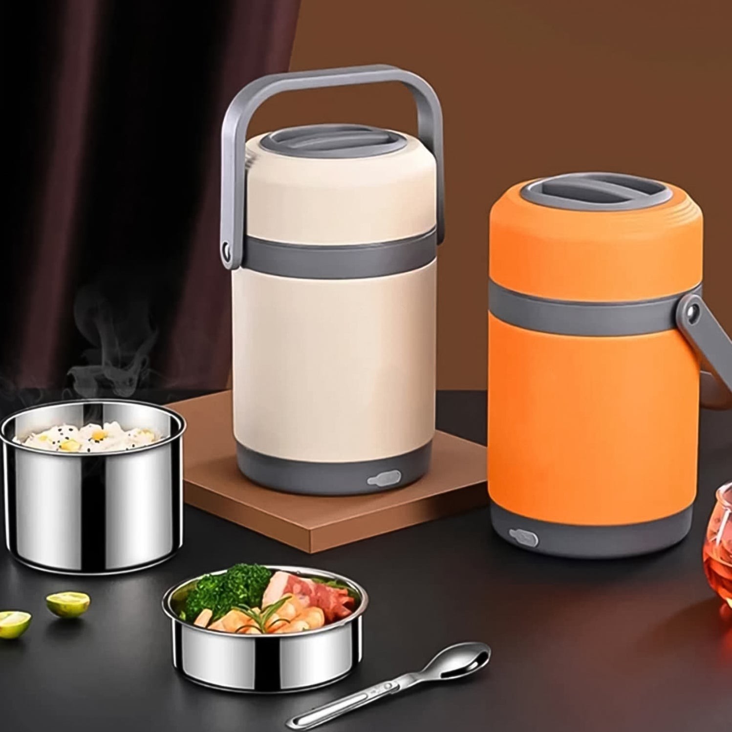 USB Electric Heated Lunch Boxes (2 Ltr.) by DeoDap